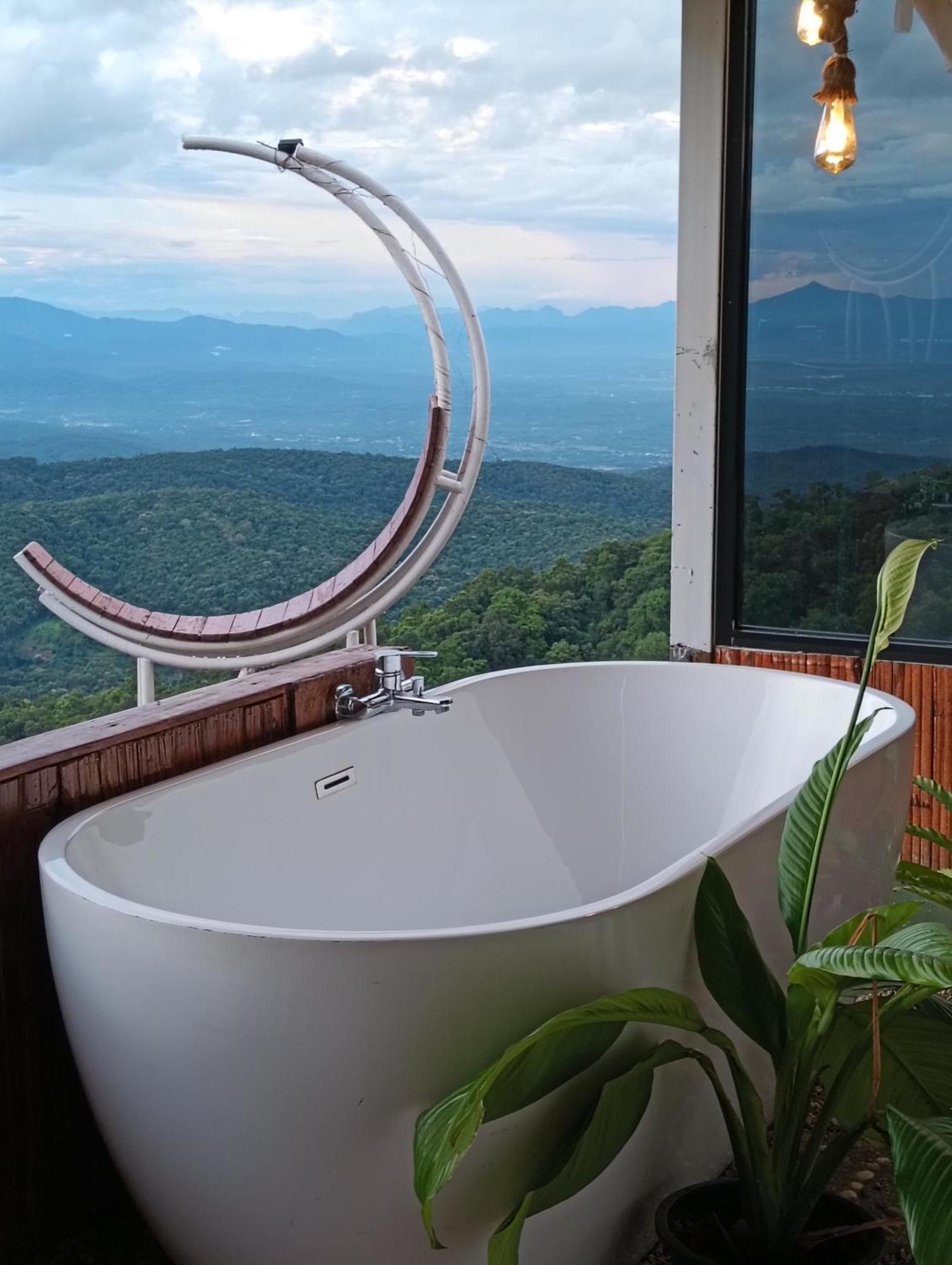 ไร่ดอยช้าง ม่อนเเจ่ม Hotel Mon Jam Bagian luar foto